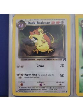 Pokemon Card Dark Raticate 51/82
